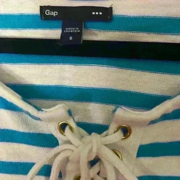 Gap light blue and white nautical dress size small - Picture 4 of 7